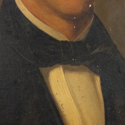 Painted male portrait