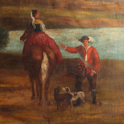 Large landscape painting, Large Landscape Painting with Figures 1, Large Landscape Painting with Figures 1931