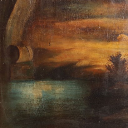 Large landscape painting, Large Landscape Painting with Figures 1, Large Landscape Painting with Figures 1931