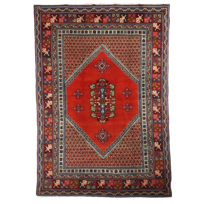 Antique Kula Carpet Wool Big Knot Turkey 138 x 95 In