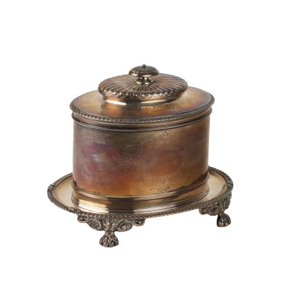 Antique Tea Box Walter & John Barnard Sterling Silver 1877
