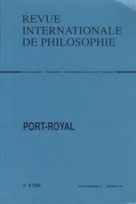 Revue Internationale de Philosophie, n. 4/1994