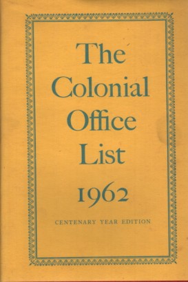 The colonial office list 1962