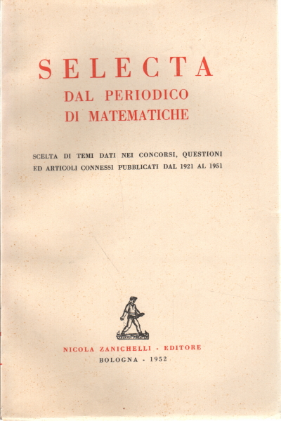Selecta de la revue de la mathématique, AA.VV.