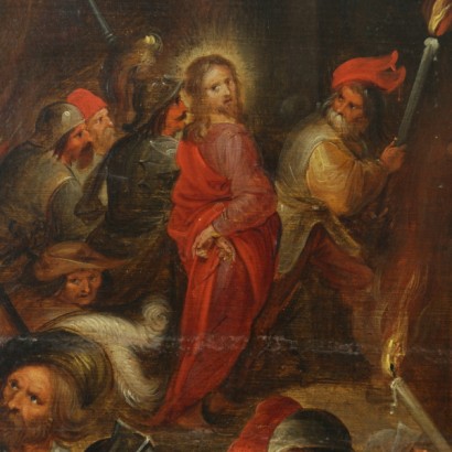 Hieronymus III Francken Öl auf Holztablett Italien XVII Jhd
