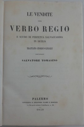 Le vendite col Verbo Regio e scudo di perpetua salvaguardia in Sicilia