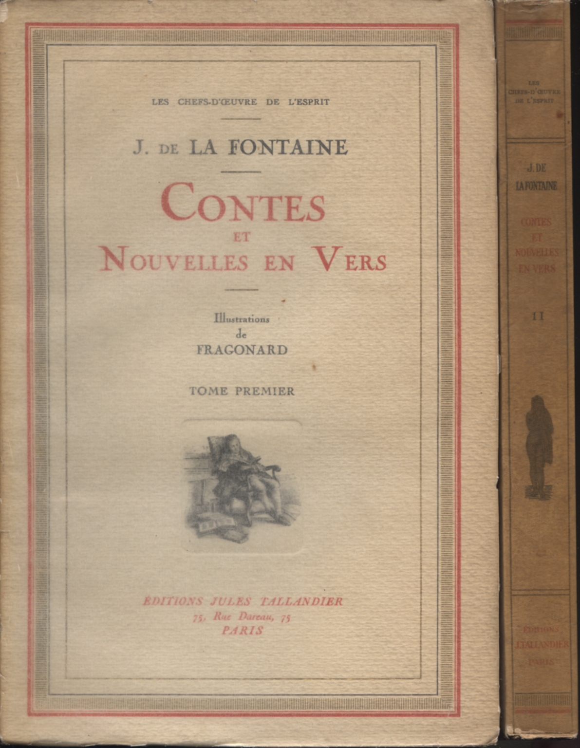 Contes et nouvelles en vers (2 Bände), J. De La Fontaine