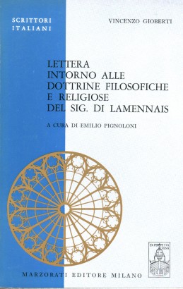 Lettera intorno alle dottrine filosofiche e religiose del Sig.Di Lamennais