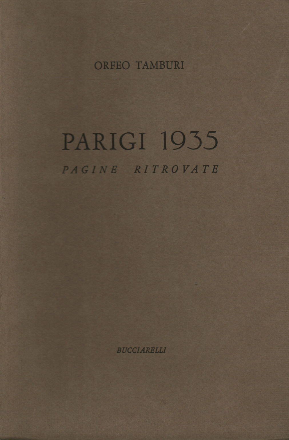 Paris, 1935. Pages trouvées, s.un.