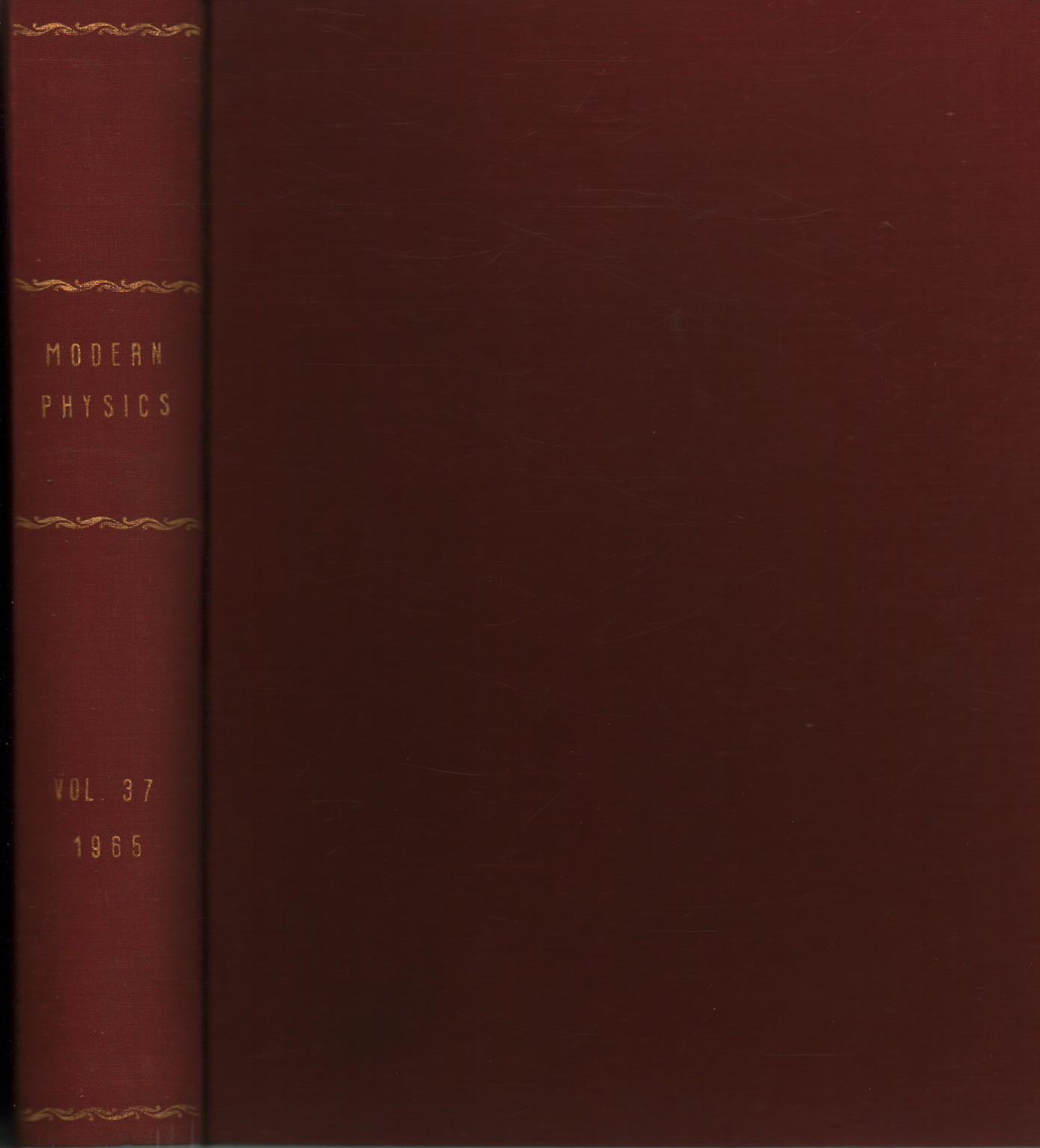 Examens de la Physique Moderne, 1965. Volume 37, 1 à 4 , s.un.