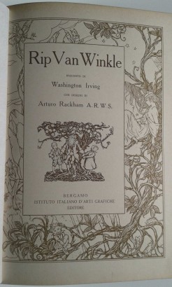 Rip Van Winkle short story by Washington Irving with d, s.a.