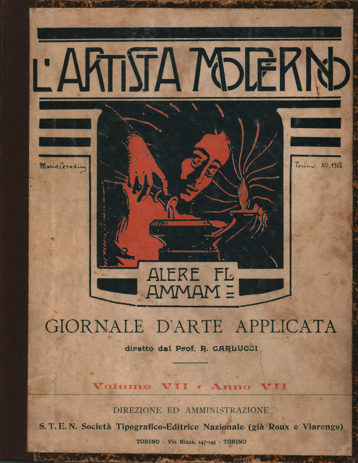 L artista moderno Vol. VII Anno VII 1908, s.a.