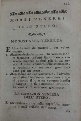De' Morbi Venerei dottrina del celeb. Professore , s.a.