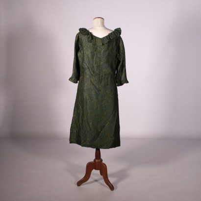 Robe Vintage Jacquard Italie Années 50-60