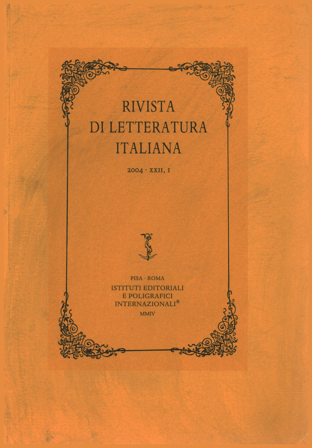 Zeitschrift für italienische literatur 2004,XXII,I, s.zu.