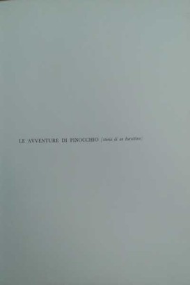 Las aventuras de Pinocho (Historia de un títere), Carlo Collodi