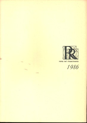 Roma nel Rinascimento 1986: bibliografia e note