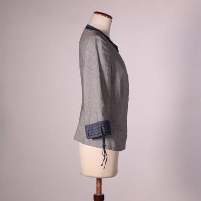 Vintage Jacke S. Ferragamo Seide Gr. 40 Italien 1980er-1990er