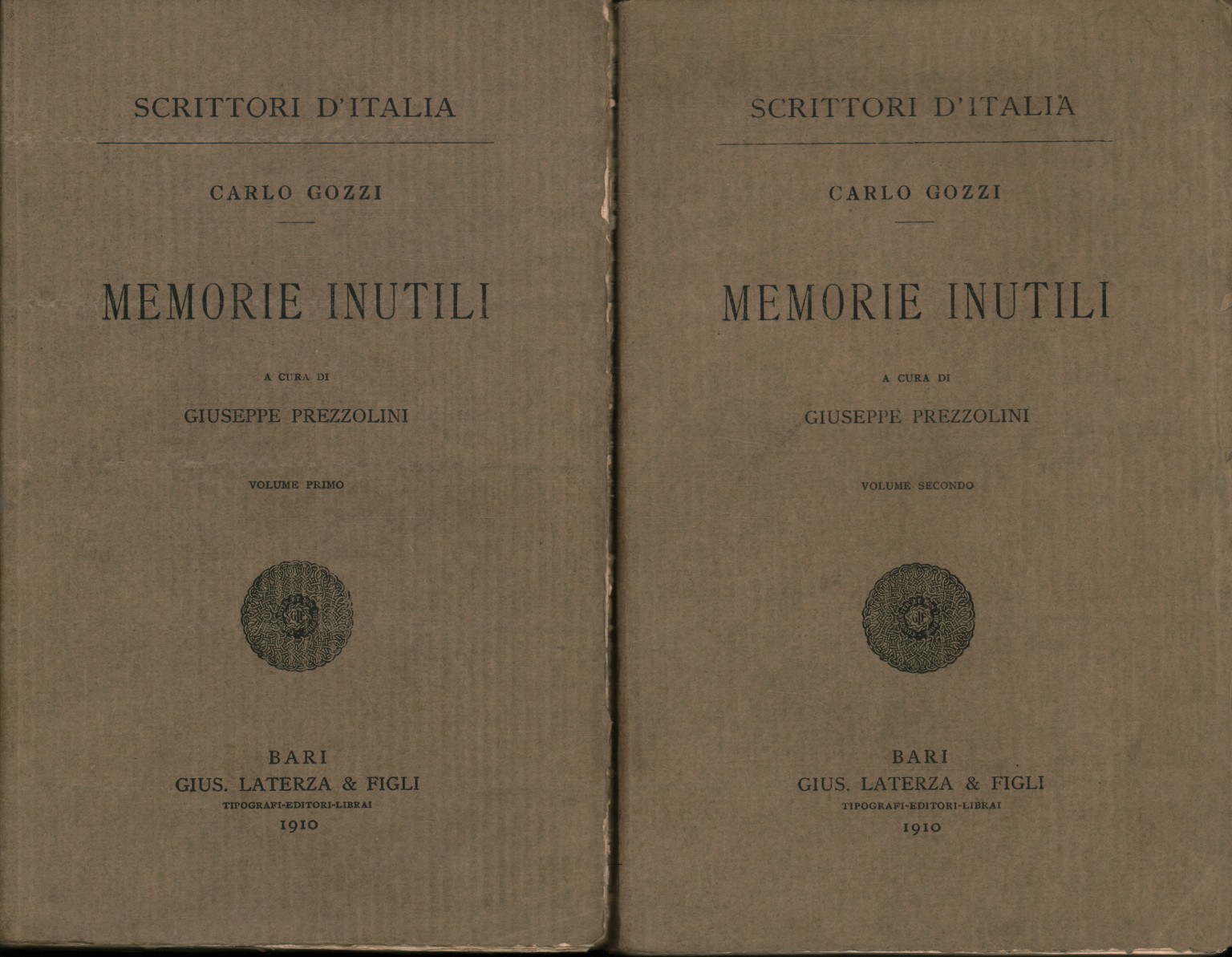 Souvenirs inutiles (2 volumes), Carlo Gozzi