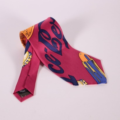 Vintage Krawatte Seide Italien 1980er