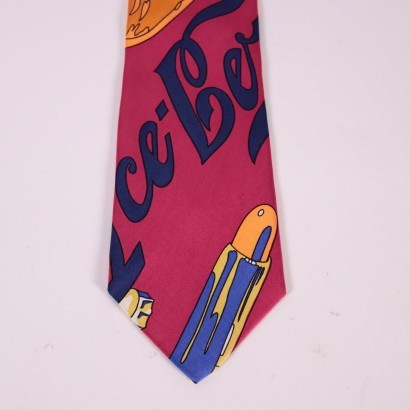 Vintage Krawatte Seide Italien 1980er