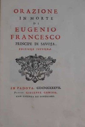 Oraison à la mort d'Eugene Francesco Prince of, Domenico Passionei