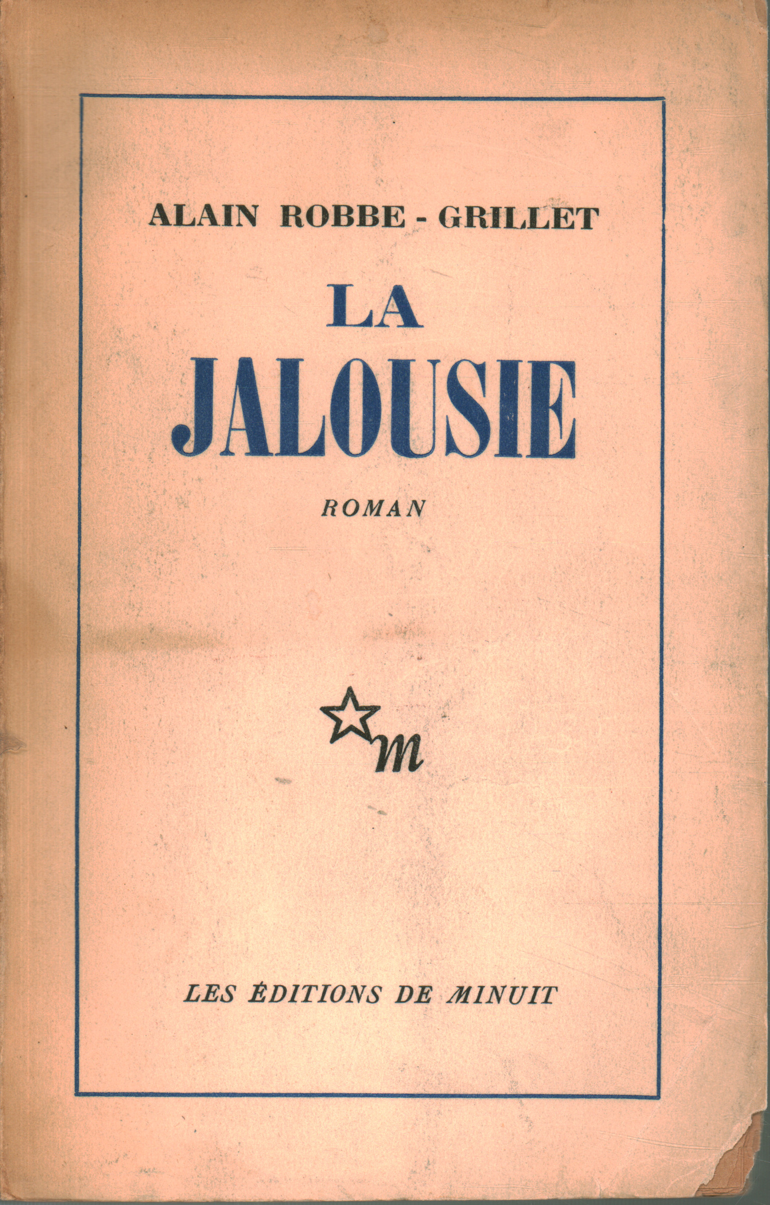 La jalousie, Alain Robbe-Grillet