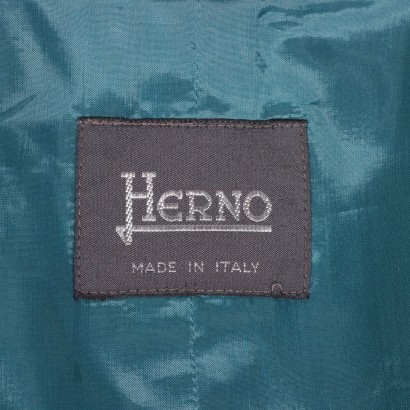 Vintage Herno Jacke Leinen - Italien 1980er
