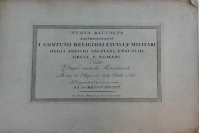 Nouvelle collection représentant les coutumes religieuses, Domenico Pronti