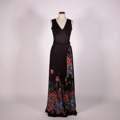 #vintage #vintageclothing #vintagedress #vintagemilano #vintagefashion,Vestido floral largo vintage