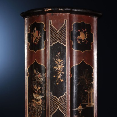 Pair Of Vase Holding Columns Wood Italy Mid 19th Century
