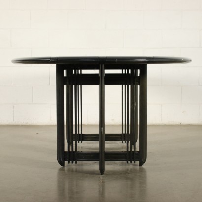 Giorgetti Table Lacquered Wood Italy 1980s