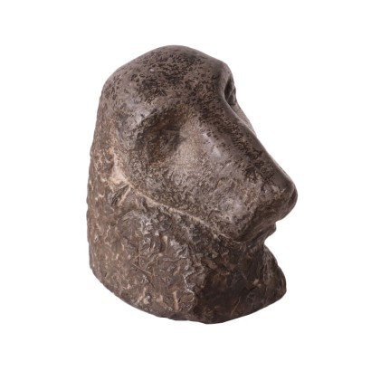 Kopf eines Hundes, Marmorskulptur, Italien, '900.