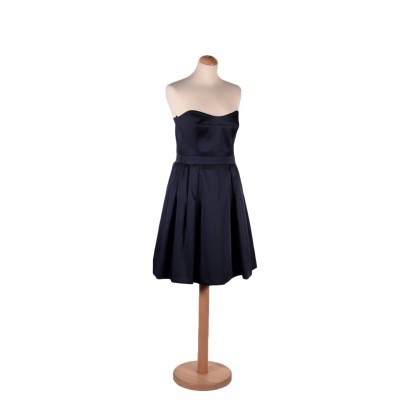 conexión francesa, vestido, moda, moda sostenible, segunda mano, French Connection Night Blue Dress