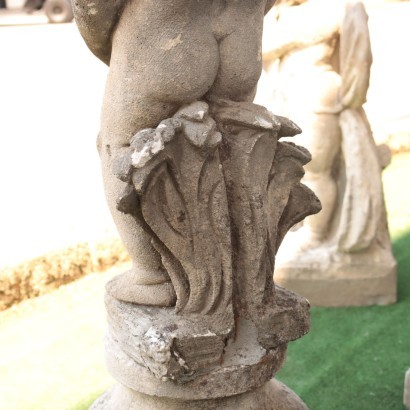 Vicenza Stone Outside Sculpture Of A Putto Italy 20th Century