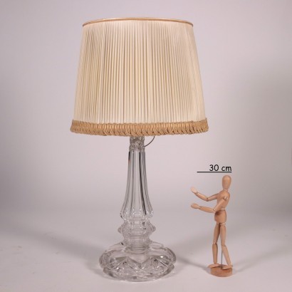 Crystal Table Lamp England 19th-20th Century