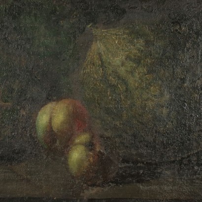 arte, arte italiano, pintura italiana antigua, bodegones con frutas y gallinas