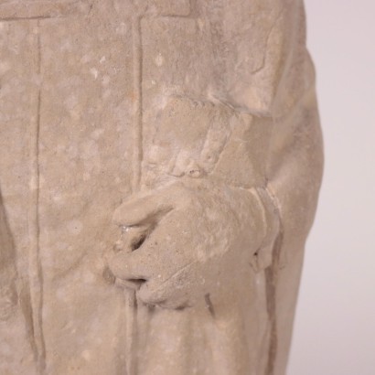 Kopflose Skulptur Stein Mittelitalien XIV Jhd