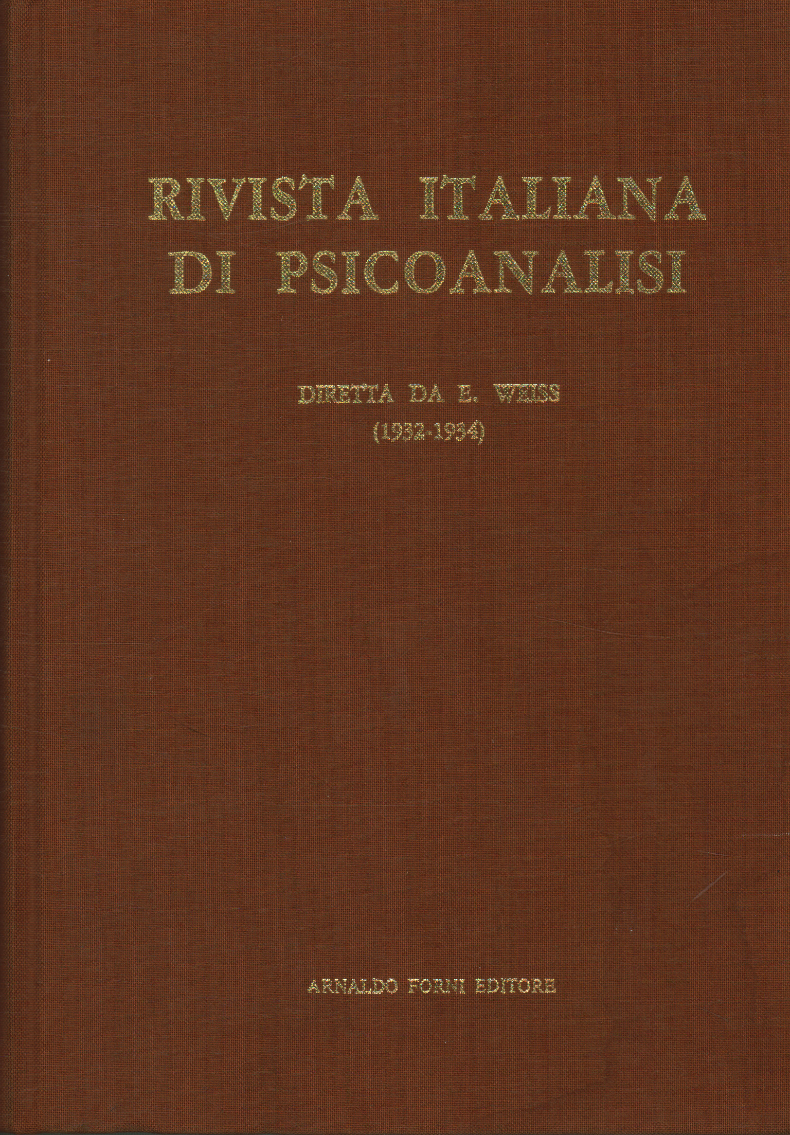Revue italienne de psychanalyse