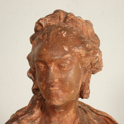 arte, arte italiano, pintura italiana antigua, busto de terracota de Madame du Barry