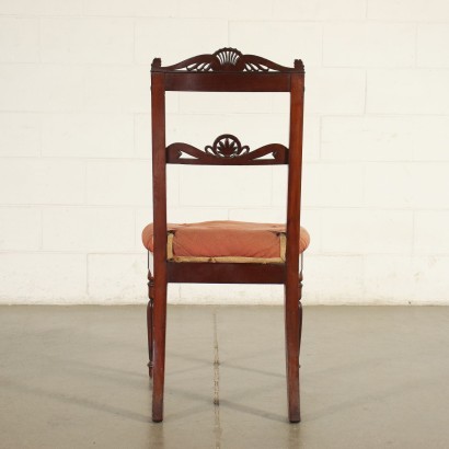 antigüedades, silla, sillas antiguas, silla antigua, silla italiana antigua, silla antigua, silla neoclásica, silla del siglo XIX, Grupo de las Seis Sillas Luigi Filippo