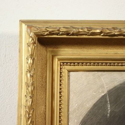 arte, arte italiano, pintura italiana del siglo XX, Gran marco dorado del gusto tardío Im