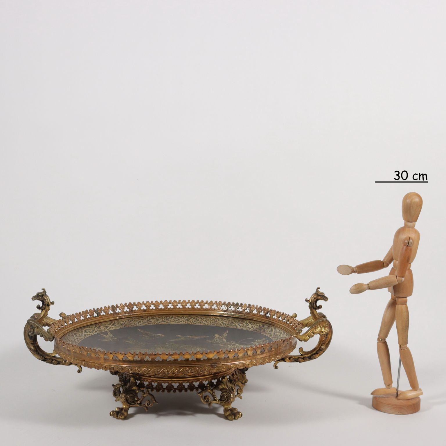 Backsplash in Gilded Bronze, Antiques, Objects, dimanoinmano. It