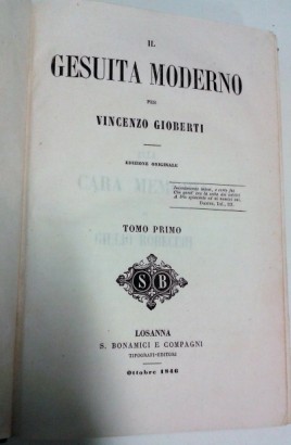 Il Gesuita moderno. Edizione originale