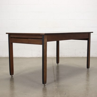 Extendable Table Rosewood Veneer Italy 1960s