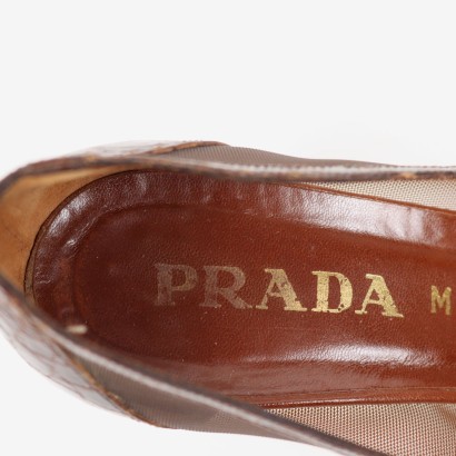 Décolleté Prada Leather Italy 1980s-1990s