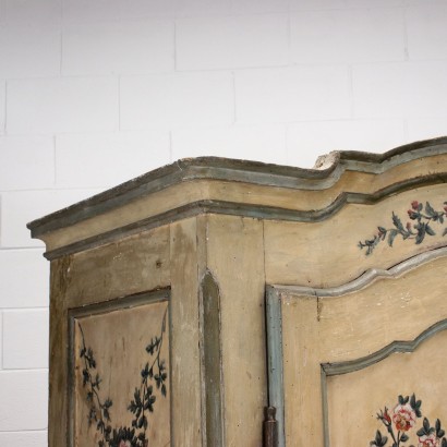Piedmontese Wardrobe Lacquered Wood Italy XVIII Century