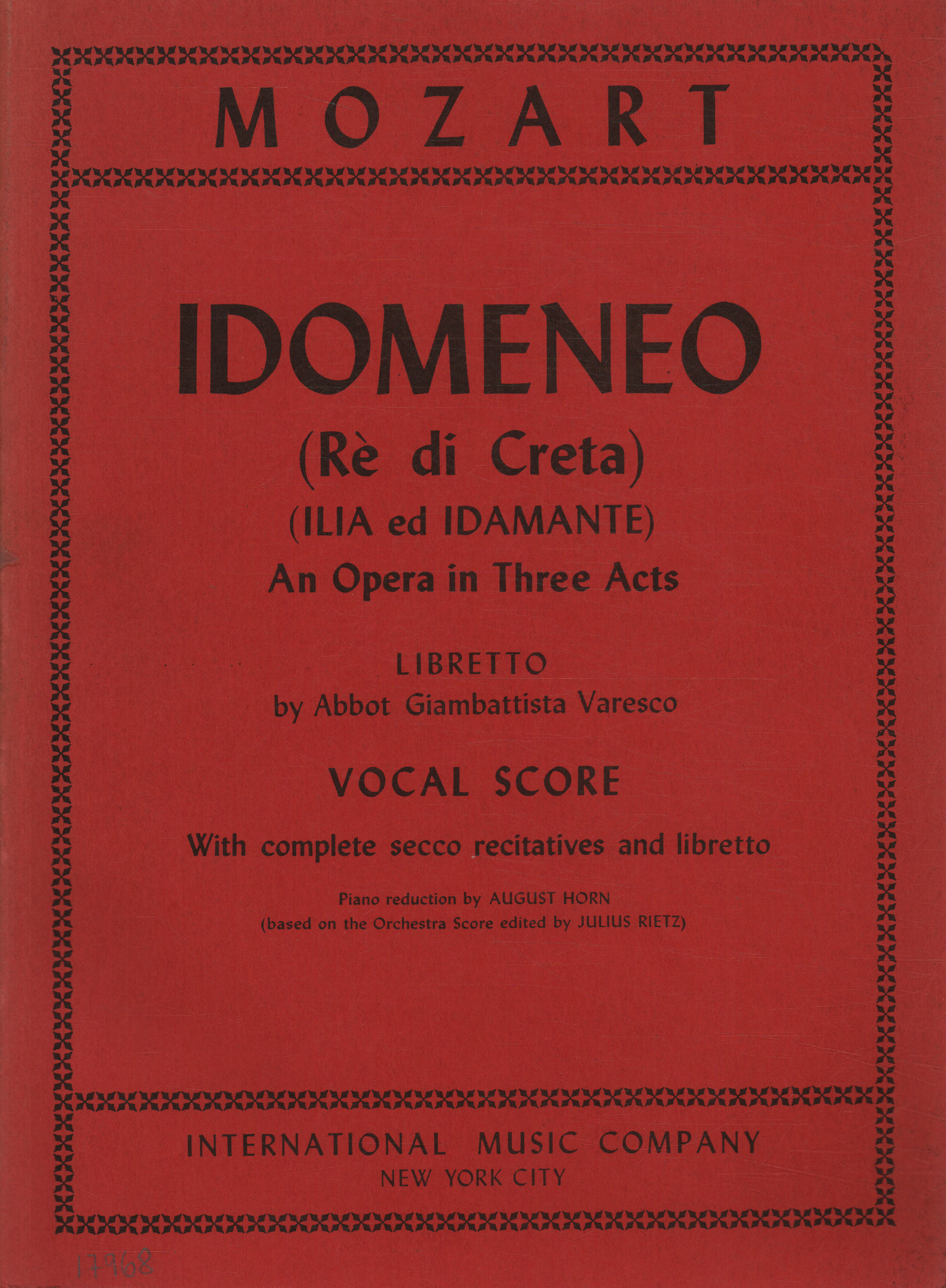 Idomeneo (König von Kreta) (Ilia und I