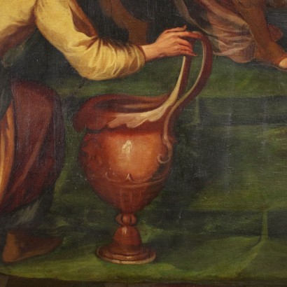 Die Enthaltsamkeit von Scipio Öl auf dem Tisch - Europa XVII Jhd