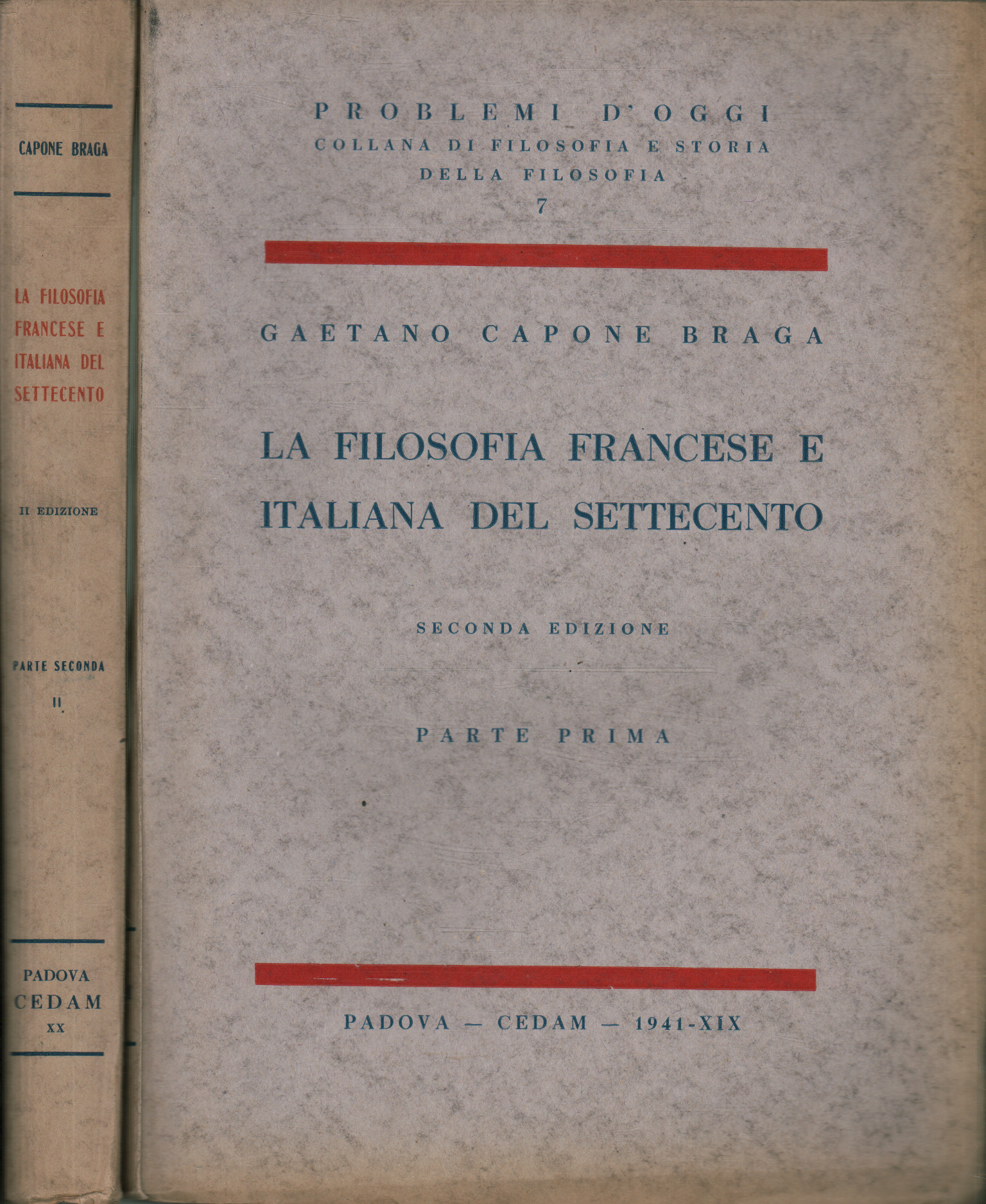 La philosophie française et italienne du S.